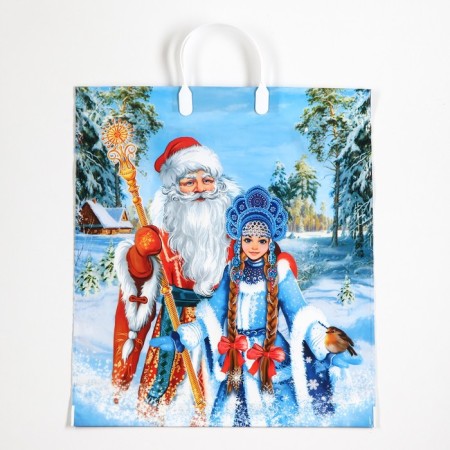 New Year. Package "Magic Meeting", plastic with a plastic pen, 40 x 44 cm.