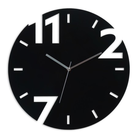 Wall watches of metal "3 digits", silent, d-40 cm, aa-5