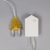 Garland “thread” 5 m with nozzles “needle”, IP20, transparent thread, 50 LED, yellow glow, 8 modes, 220 V