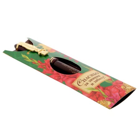 Gift handle "Dear Teacher", plastic, blue paste, 1.0 mm-3