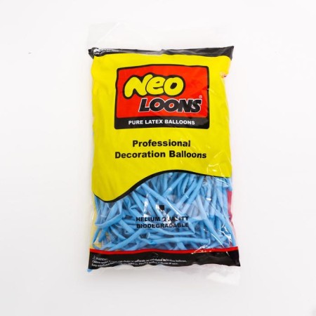 Ball for Twisting latex 150 ", standard, set 100 pcs., Blue color-1