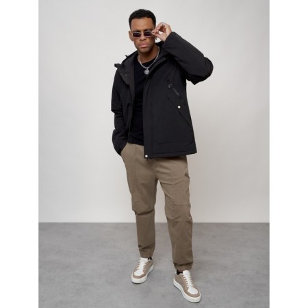 Sports male jacket, size 48, black color-13