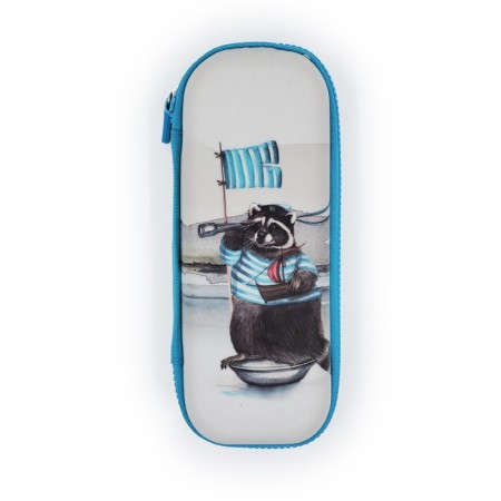 School backpack 40 x 30 x 19 cm, ergonomic back, Bruno visconti 12-002 + pencil case, Deep learning-5