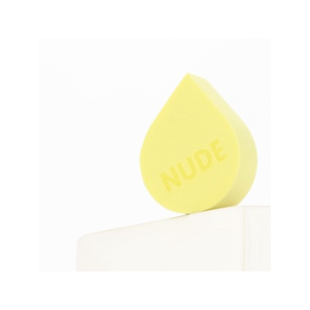 A sponge frame for applying makeup increases when getting wet, the color is light yellow, Beauty Fox-3