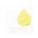 A sponge frame for applying makeup increases when getting wet, the color is light yellow, Beauty Fox