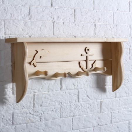 Shelf hanger "Dolphin" 54x20x7 cm-3