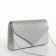 Women's bag on magnet, gray color