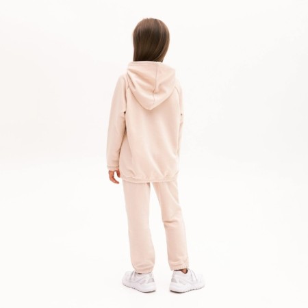 Kids (hoodies, trousers) casual collection kids beige color, height 128-11