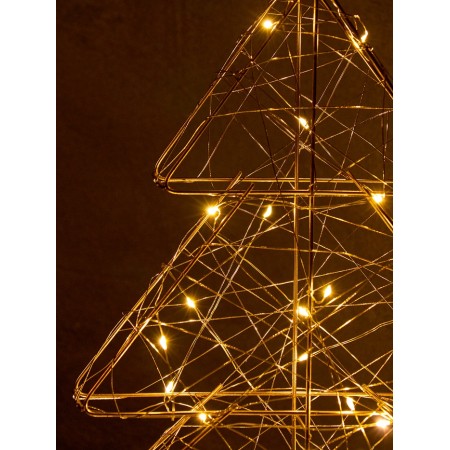 Figure Light "Christmas tree", 40x31x6 cm, 30 LED, AAX3 batteries (not in set), glow warm white-2