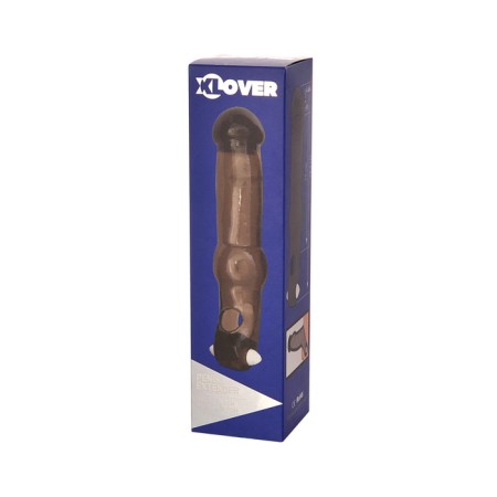 Toyfa Xlover nozzle to increase the size with vibration, tp, black, 19.4 cm-1
