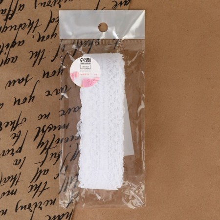 Capricon lace, 30 mm × 10 ± 1 m, white color-3