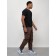 Cargo jeans men, size 46-48, brown color