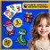 Aquamosaic "Santa Claus: a snake and a gift", 3 figures, 931 ball