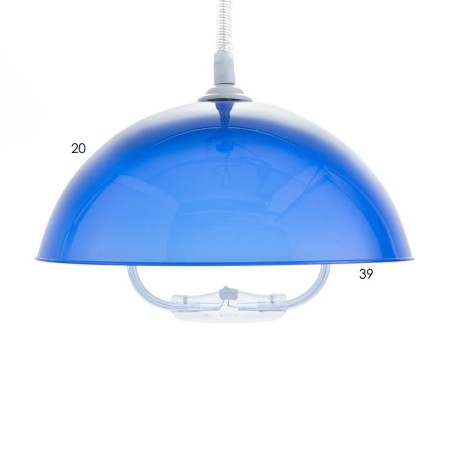 Bayerlux suspension Bayerlux "Laura" E27 40W blue-9
