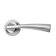 Door handle Rucetti Rap 18 SN/CP, white nickel color