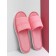 Women's slippers open nose, size 36-38, pink color