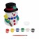 Ceramics painting - Pigger "Snowman with a broom" + paint 6 colors 3 ml, brush