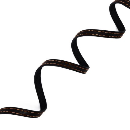 Leather leather single -layer, driven, 1.41 m x 1.2 cm, black-3