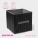 Stelly box for storing the shade "Klo", 25 × 25 × 25 cm, black color