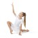 A swimsuit for gymnastics and dancing Grace Dance, p. 32, white color