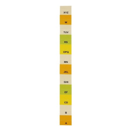 A65 elastic band, 12 departments, patterns, purple pastel-5