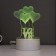 Sensor lamp "Four hearts" LED 7 USB colors/from BAT. White Risalux