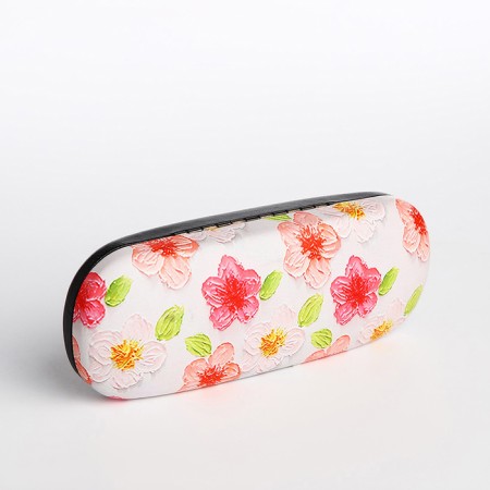 Case for glasses on the cracker, white/pink color