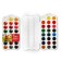 Watercolor honey 24 colors, ZHK "Flower", without brush, white plastic case, 2742190