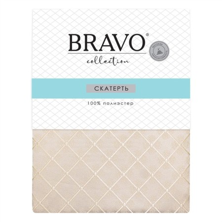Bravo tablecloth 140x180 cm, cream color-2