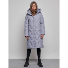 Coat insulated winter female, size 46, blue color