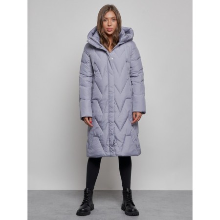 Coat insulated winter female, size 46, blue color