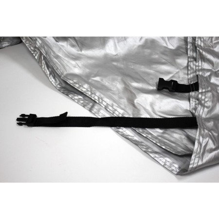 MTR case for a motorcycle, silver, l-2