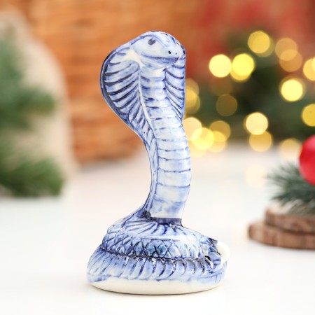 Souvenir "Cobra Gyurza", Gzhel, 11x6 cm