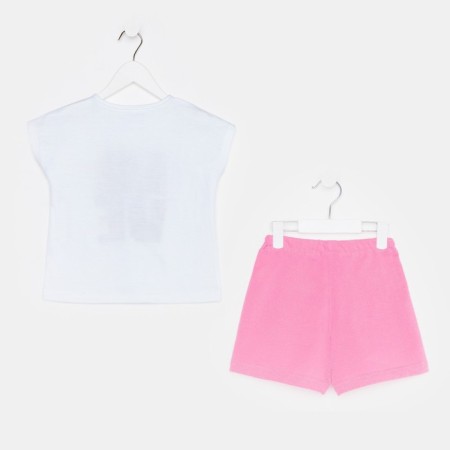 Kit for girls, white/pink color, height 140-7
