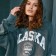 Women's sweatshirt was launched, the color is black, the size of one size (42-46)