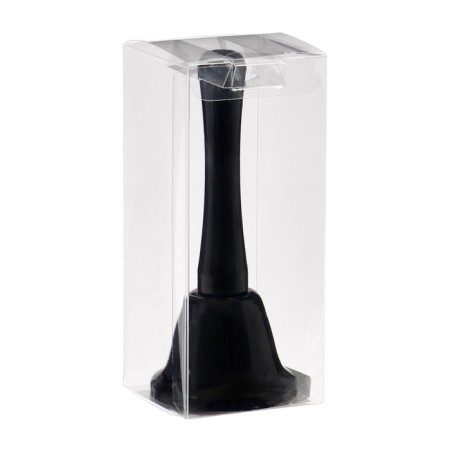 Metal bell, desktop call "Funk", 12.5 x 5 cm, black-2