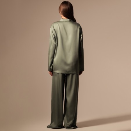 Home suit (shirt and trousers) SL Home p. M, green-7