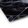 Ground glass board "Black marble", 20x30 cm