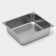 Gastrootiness 2/3 of stainless steel, 100 mm, 35.5 × 32.5 × 10 cm, thickness 0.8 mm