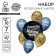 Bouquet of balls to the “best man”, latex, foil, set: 7 pcs., Mix