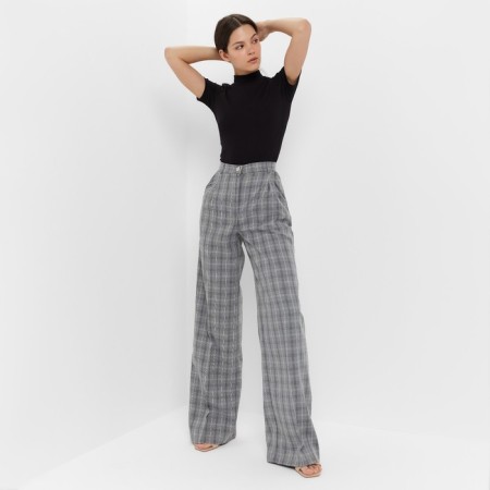 Women's pants Minaku: classic color gray, rn 50