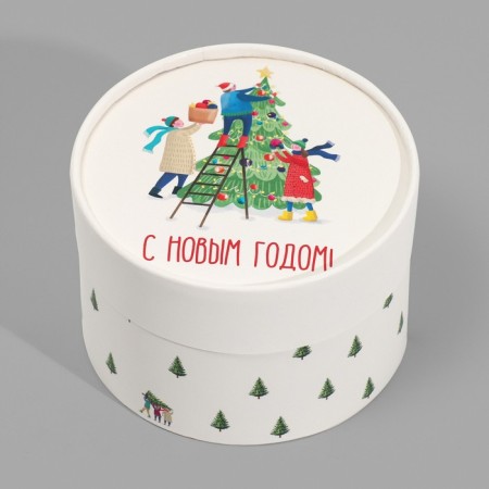 Gift box "Happy New Year", 12 x 8 cm, new year-3