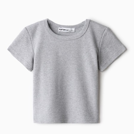 Children's T-shirt KAFTAN "BASIC Line", r.28 (86-92 cm), gray-4