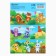 Paper stickers "Cute animals", with coloring on the back, 11 x 15.5 cm