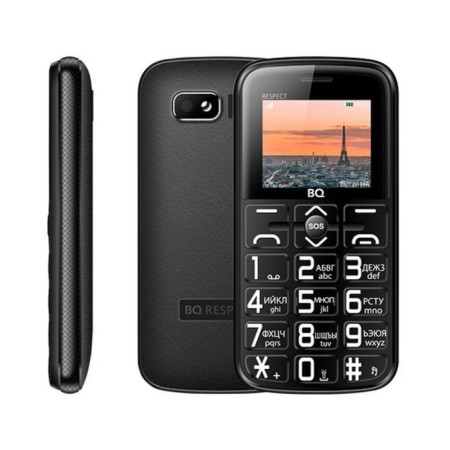Cell phone BQ M-1851, Respect 1.77 ", 2 SIM, 32MB, Microsd, 1400 mAh, black-1