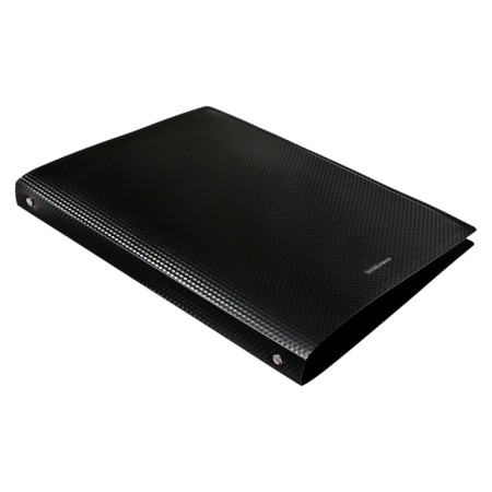 Folder on 4 rings A4, Erichkrause "Diamond Total Black", 24 mm, 550 μm, embossing, black-2