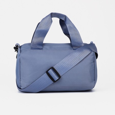 Sports bag with lightning, external pocket, gray color-3