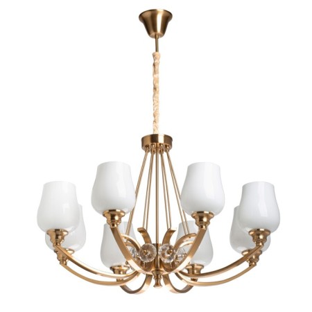 Palermo chandelier, size 80x110x80 cm, 320W 8xe27