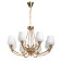 Palermo chandelier, size 80x110x80 cm, 320W 8xe27