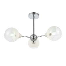 Ceiling EVOLUCE lamp. Sle102702-03. Giorte. 3x40 W, E14, 61x61x33.5 cm, chromium color